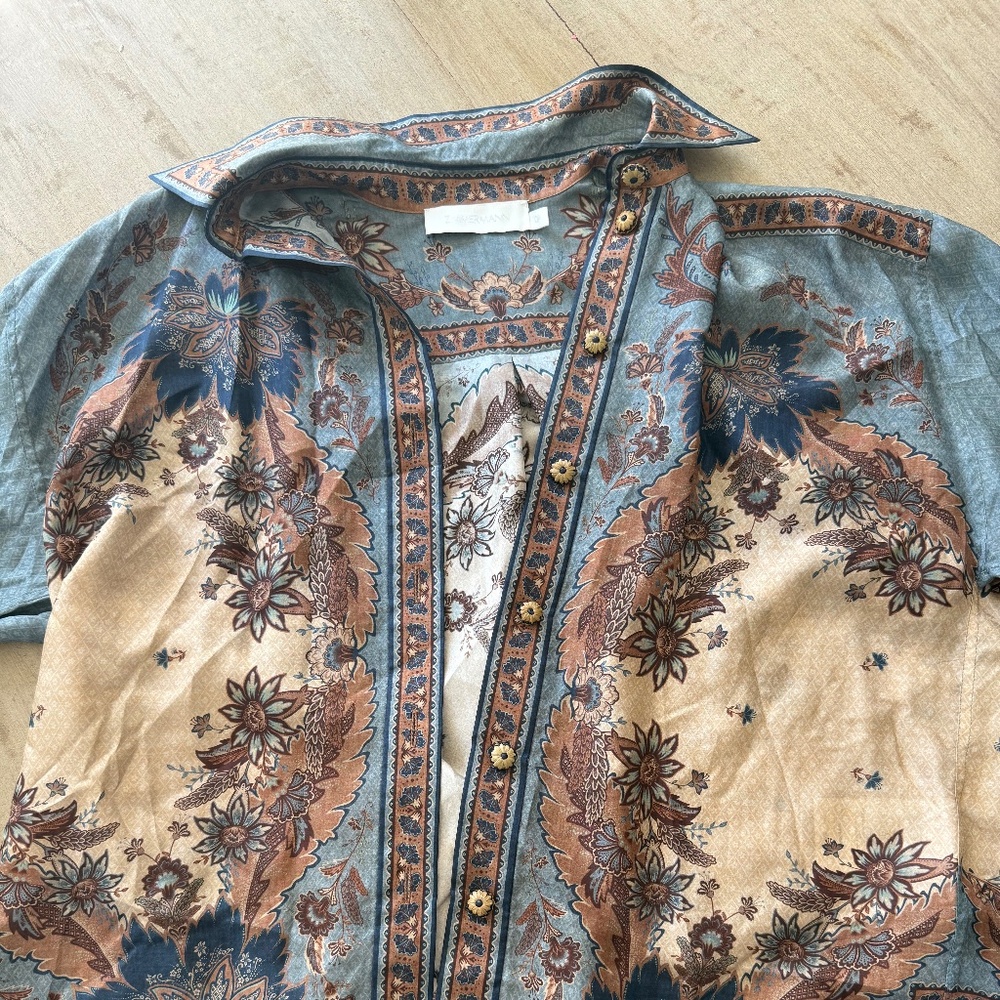 Zimmermann oversized button down